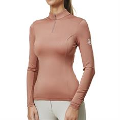 T-shirt d'entraînement Air Breeze Coral Equestrian Stockholm Rose clair