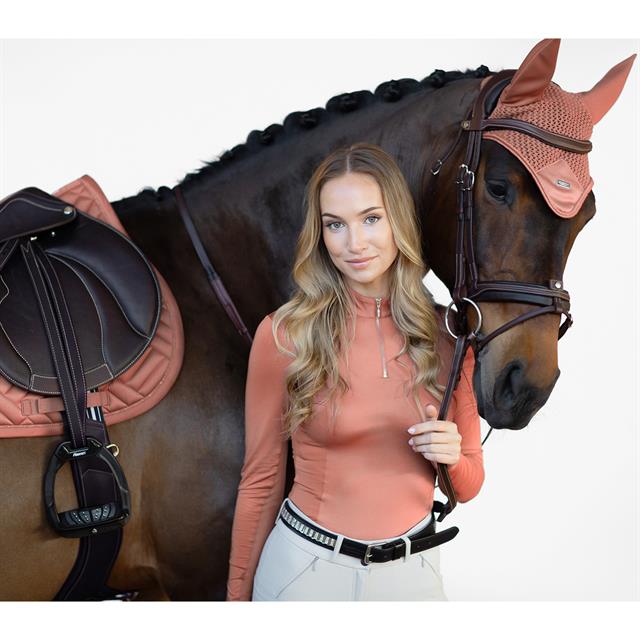T-shirt d'entraînement Air Breeze Coral Equestrian Stockholm Rose clair