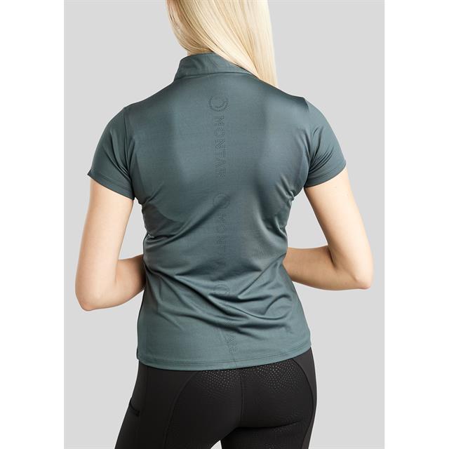 T-shirt d'entraînement MOElaine Lasercut Montar Bleu