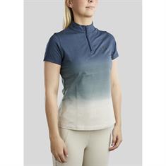 T-shirt d'entraînement MOFaith Dipdye Montar MID BLUE