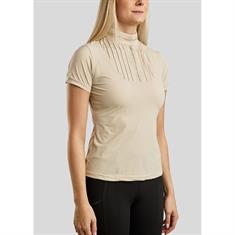 T-shirt d'entraînement MOZitta Refined Gun Metal Montar Beige