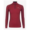T-shirt d'entraînement Young Rider Baselayer LeMieux Enfants Rouge