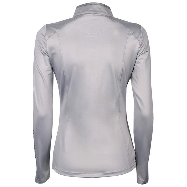 T-shirt d'entraînement à manches longues Denici Cavalli Shadow Harry's Horse Argenté