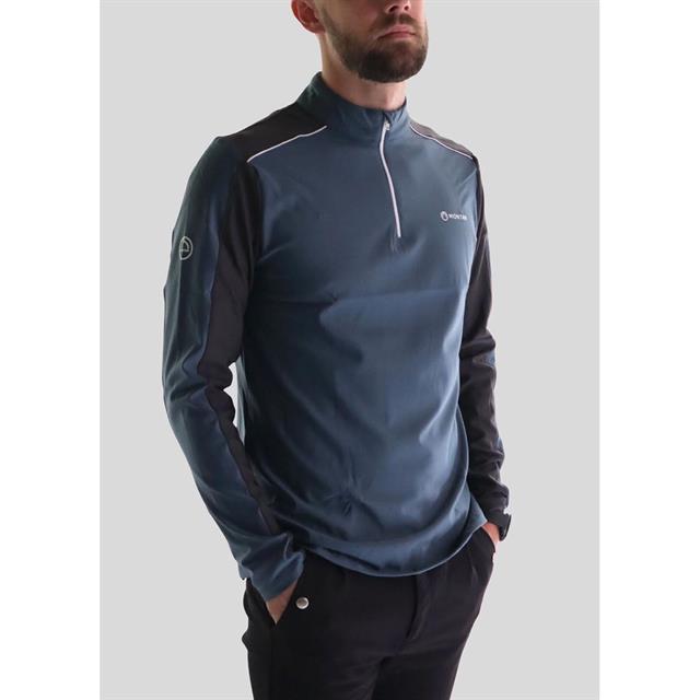 T-shirt d'entraînement à manches longues Montar Hommes Bleu