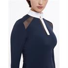 T-shirt de concours Camille manches longues LeMieux Bleu foncé