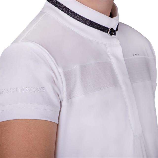 T-shirt de concours Kae Enfantss QHP Blanc