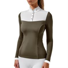 T-shirt de concours Revenew Striking Equestrian Stockholm Vert