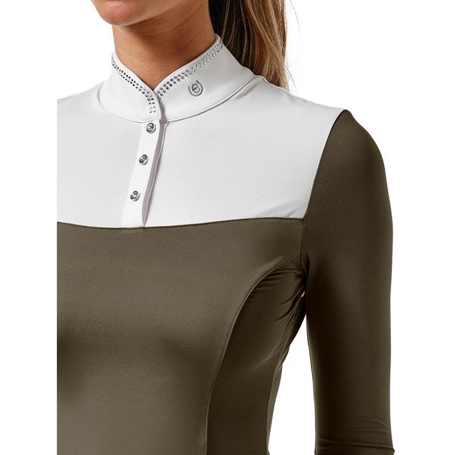 T-shirt de concours Revenew Striking Equestrian Stockholm Vert