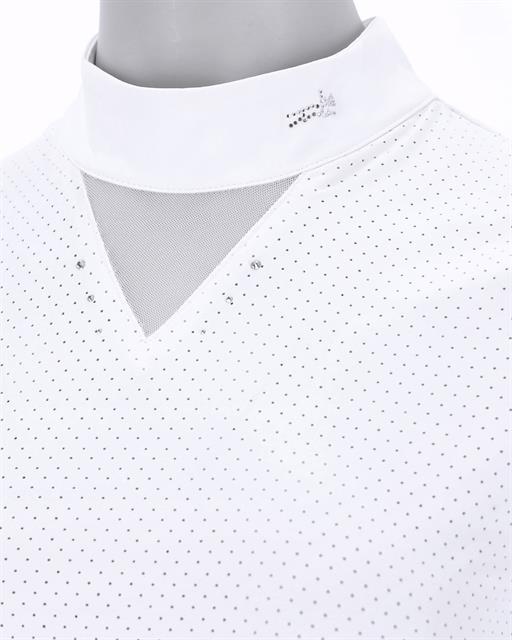 T-shirt de concours SPLea Schockemöhle Blanc