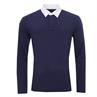 T-shirt de concours à manches longues QClassic QUUR Hommes Bleu foncé