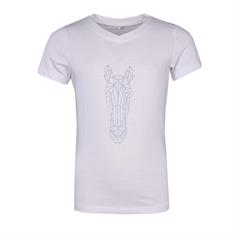 T-shirt EJGlitter Horse enfants Epplejeck Blanc-argenté