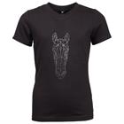T-shirt EJGlitter Horse Enfantss Epplejeck Noir-argenté