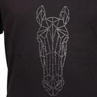 T-shirt EJGlitter Horse Enfantss Epplejeck Noir-argenté