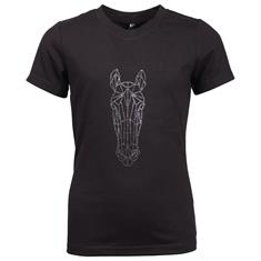 T-shirt EJGlitter Horse Enfantss Epplejeck Noir-argenté