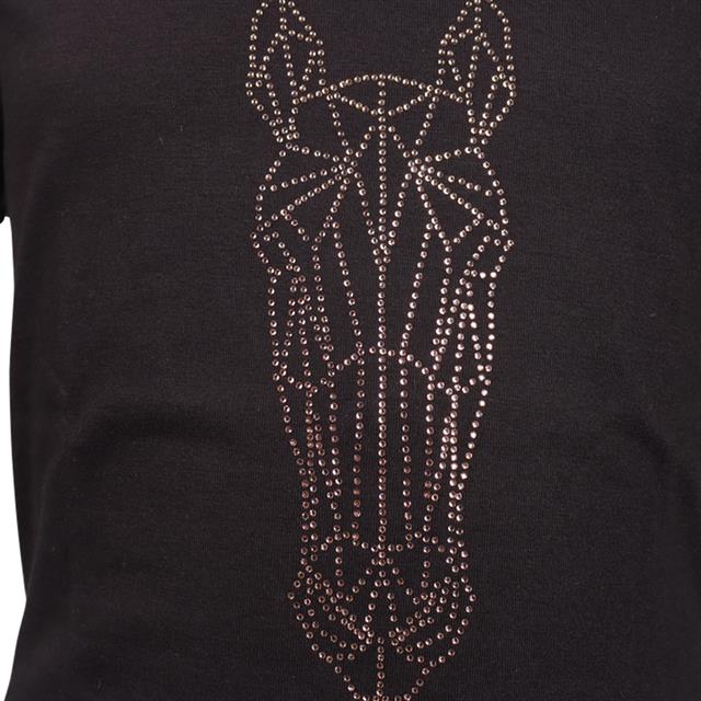 T-shirt EJGlitter Horse Enfantss Epplejeck Noir-doré