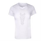 T-shirt EJGlitter Horse Epplejeck Blanc-argenté