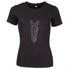 T-shirt EJGlitter Horse Epplejeck Noir-argenté