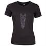 T-shirt EJGlitter Horse Epplejeck Noir-doré