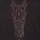 T-shirt EJGlitter Horse Epplejeck Noir-doré