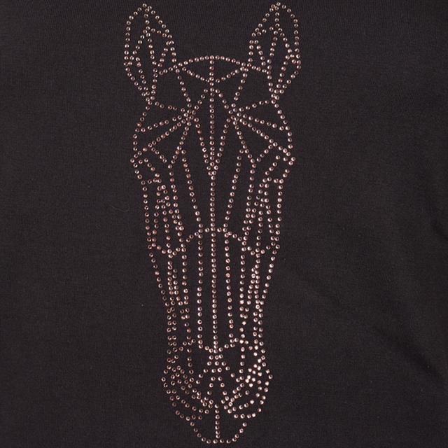 T-shirt EJGlitter Horse Epplejeck Noir-doré