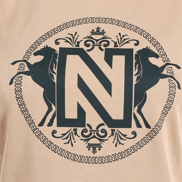 T-Shirt Horse Logo N-Brands X Epplejeck Marron clair