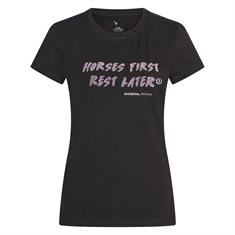 T-shirt IRHHorses First Imperial Riding Noir