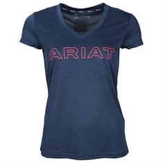 T-shirt Laguna Logo Ariat Bleu foncé
