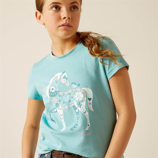 T-shirt Little Friend Tee Enfant Ariat Bleu