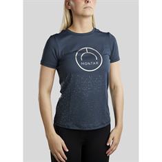 T-Shirt MOSille Gun Metal Montar MID BLUE