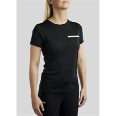 T-shirt MOStella Mesh Contrast Stated Montar Noir