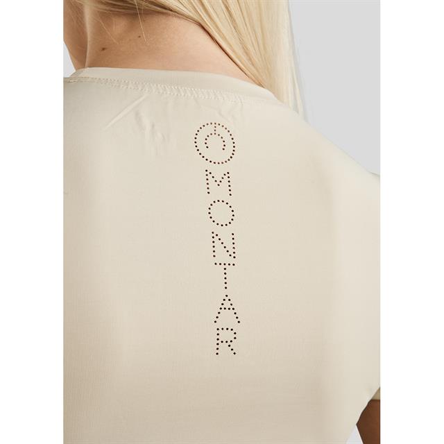 T-shirt MOWendy Lasercut Montar Marron clair