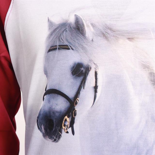 T-shirt pour enfant Pixel Red Horse Violet