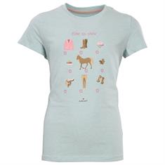 T-shirt pour enfant Time To Show Tee Kids Ariat Bleu clair