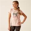 T-shirt Roller Pony Tee Enfant Ariat Rose