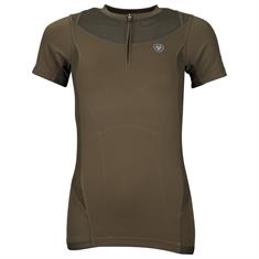 T-shirt technique Ascent Ariat Vert foncé