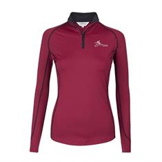 T-shirt technique Climate Layer LeMieux Rouge foncé