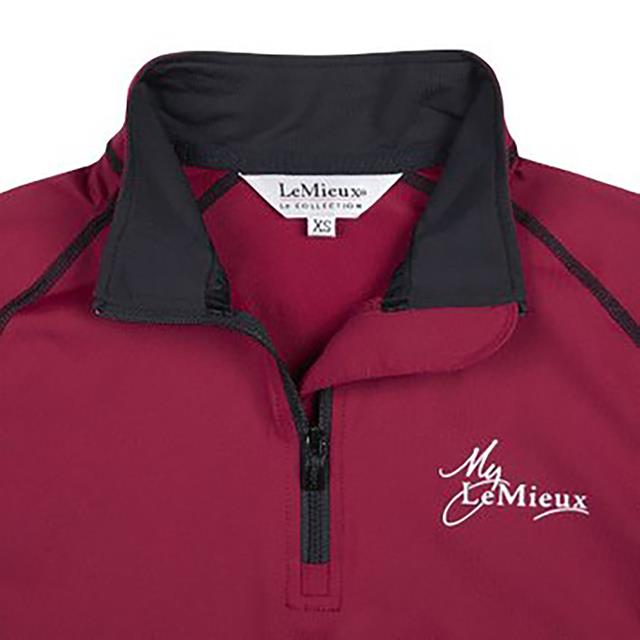 T-shirt technique Climate Layer LeMieux Rouge foncé