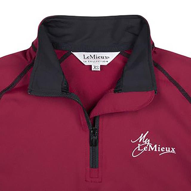 T-Shirt Technique Climate Layer LeMieux Rouge foncé