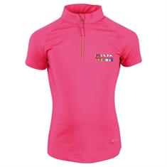 T-shirt technique Diva Fuchsia Enfants Harry's Horse Rose foncé