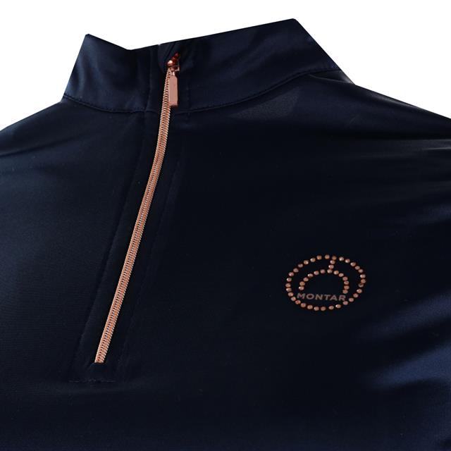 T-shirt technique Everly Uni Montar Bleu foncé
