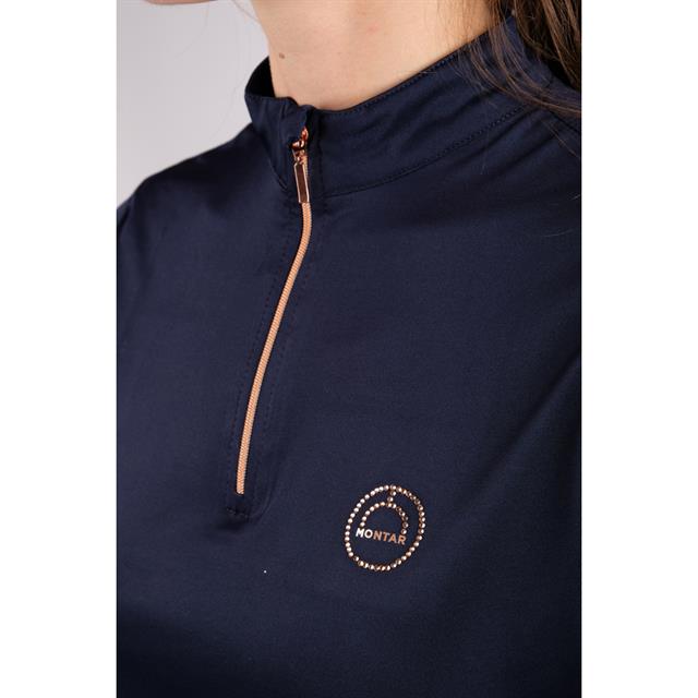 T-shirt technique Everly Uni Montar Bleu foncé