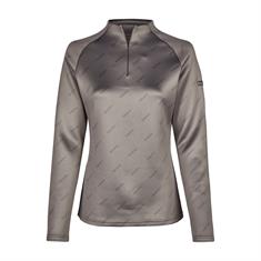 T-shirt technique Fanatics Half Zip Eskadron Heritage Gris clair