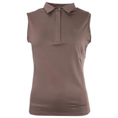 T-shirt technique Fiona Mon-Tech sans manches Montar Marron clair