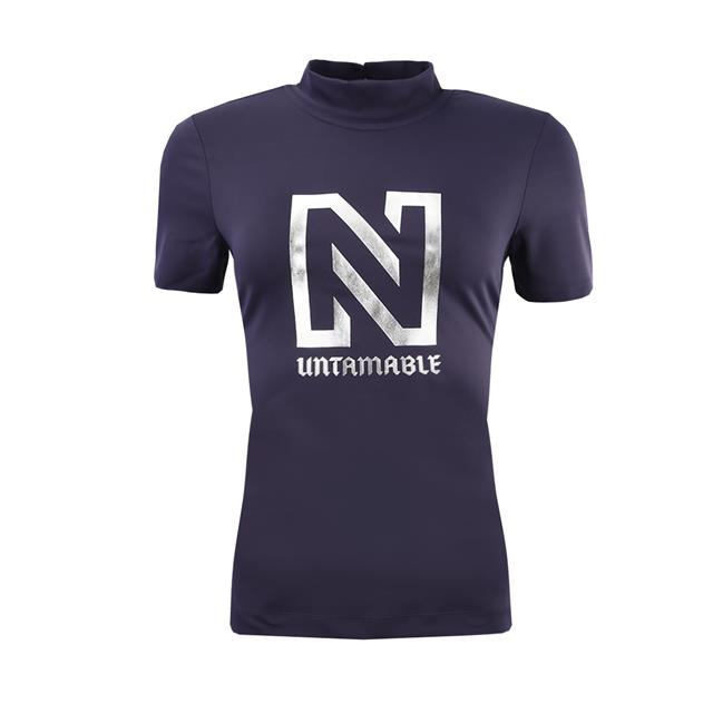 T-shirt technique Logo NBrands X Epplejeck Bleu foncé