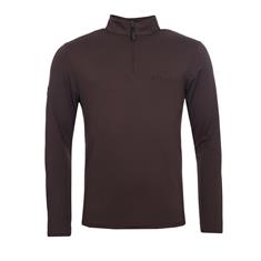 T-shirt technique LVuno La Valencio Hommes Marron foncé