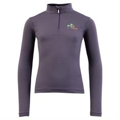 T-shirt technique Mini Zip-up Enfantss BR Violet