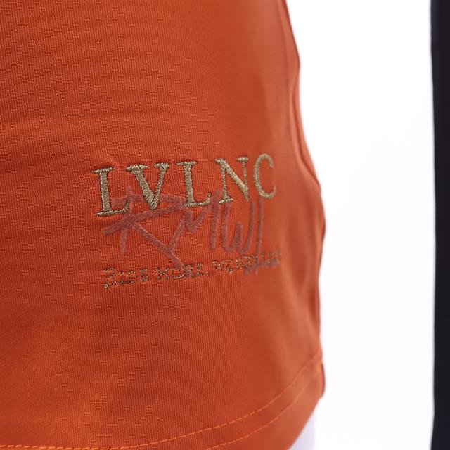 T-shirt technique pour enfant LVScarlett La Valencio Bleu foncé-orange