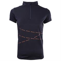 T-shirt technique pour enfant Yolanda Rosegold Montar Bleu foncé