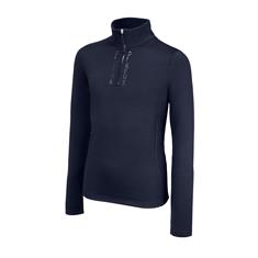 T-shirt technique pour enfant Zip Pikeur Bleu foncé
