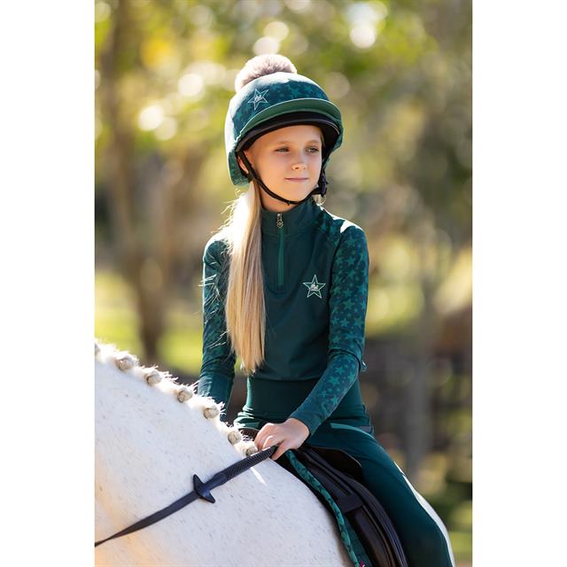 T-shirt technique pour Enfants LeMieux Vert foncé